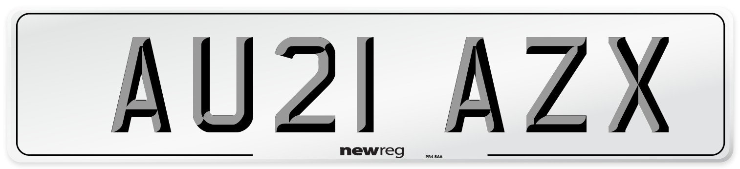 AU21 AZX Number Plate from New Reg